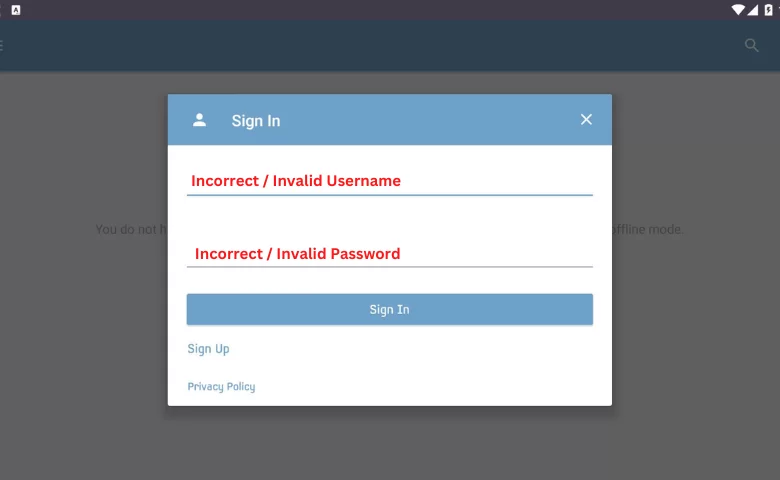 Account registration or Login Issues for Area 51 IPTV not Working