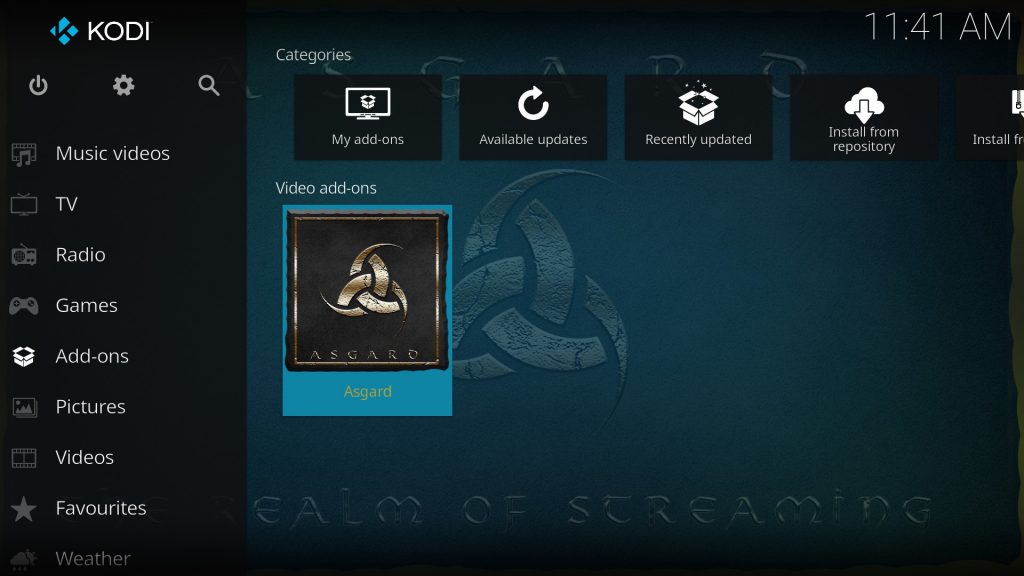 Adgard add-on on kodi.