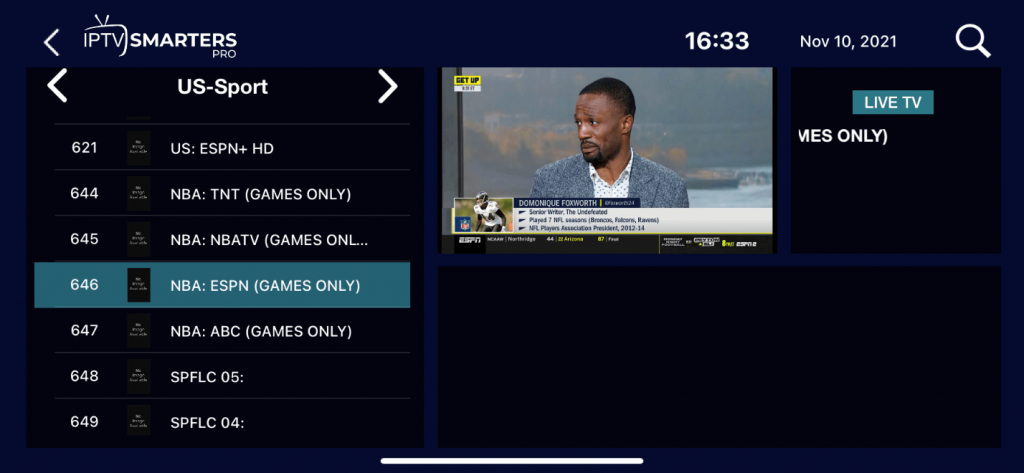 View IPTV Smarters Player on your TV 