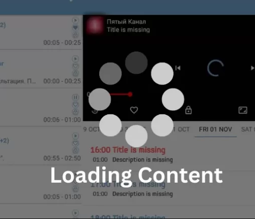 Kemo IPTV content not loading