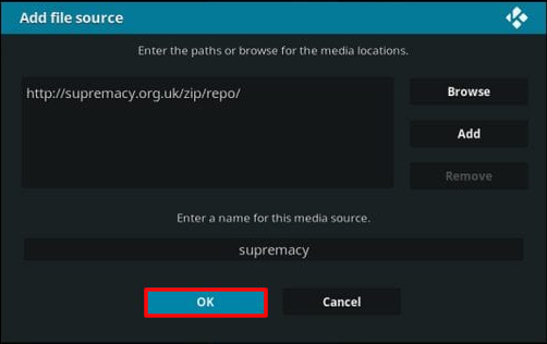 Enter Supremacy Kodi addon link 