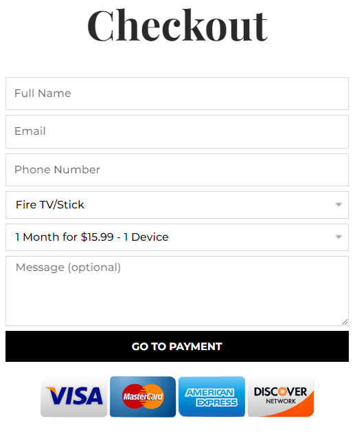 Enter your details and click on the enter your Payment option