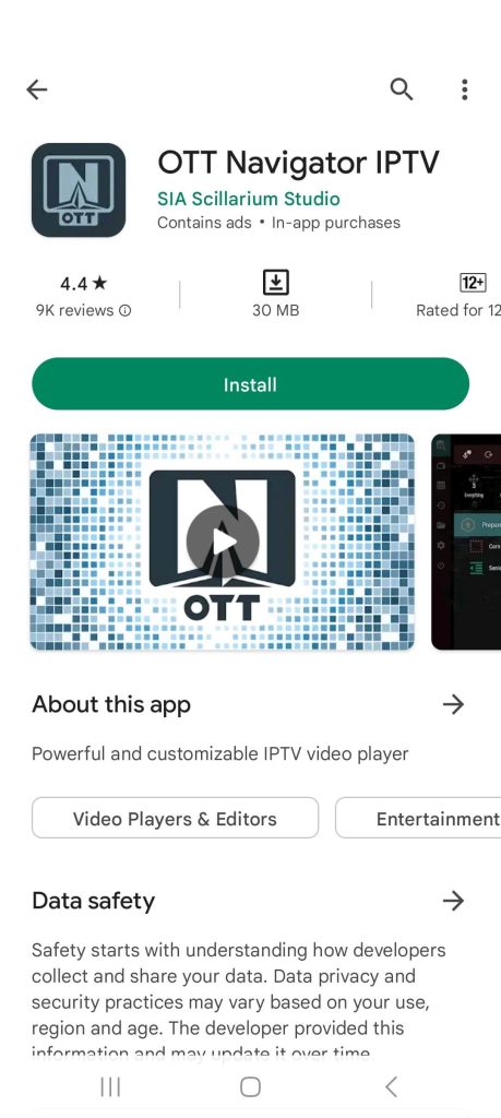 Install OTT Navigator