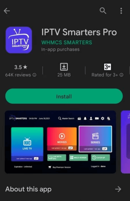 Install IPTV Smarters Pro