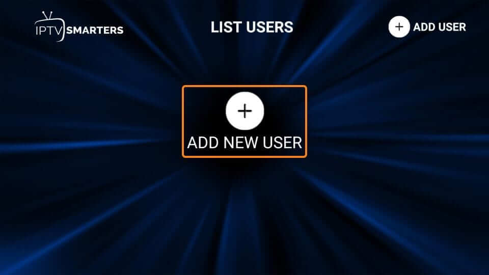 Click +Add User