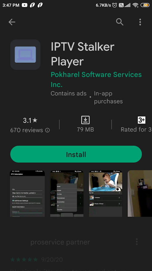 Install IPTV Stalker Player on Android
