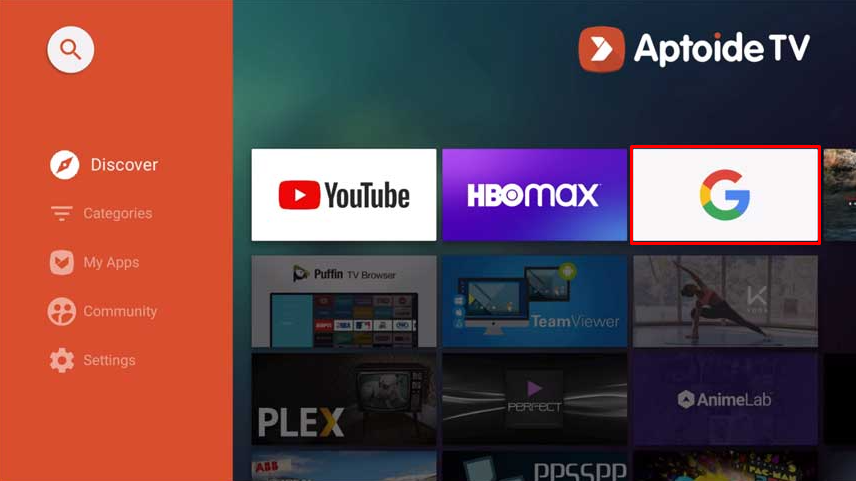 Launch the browser to download apps from CableKill