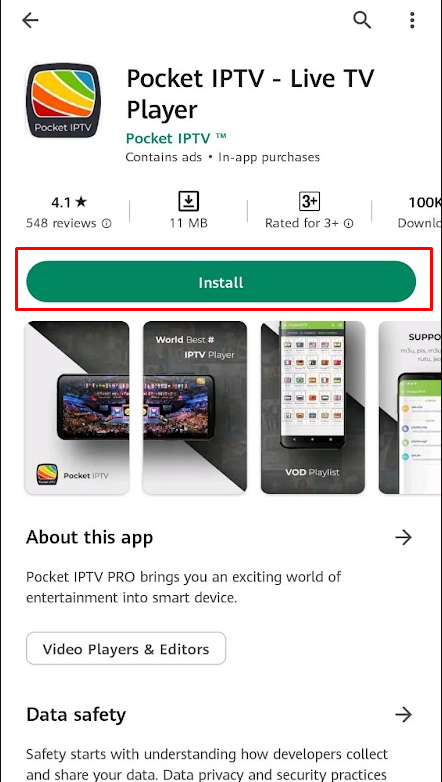 Hit the Install button