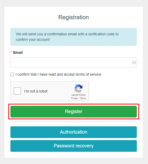 Click Register