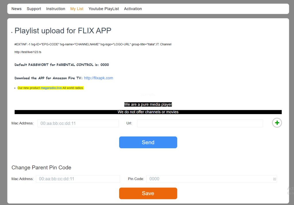 Flix IPTV Activation