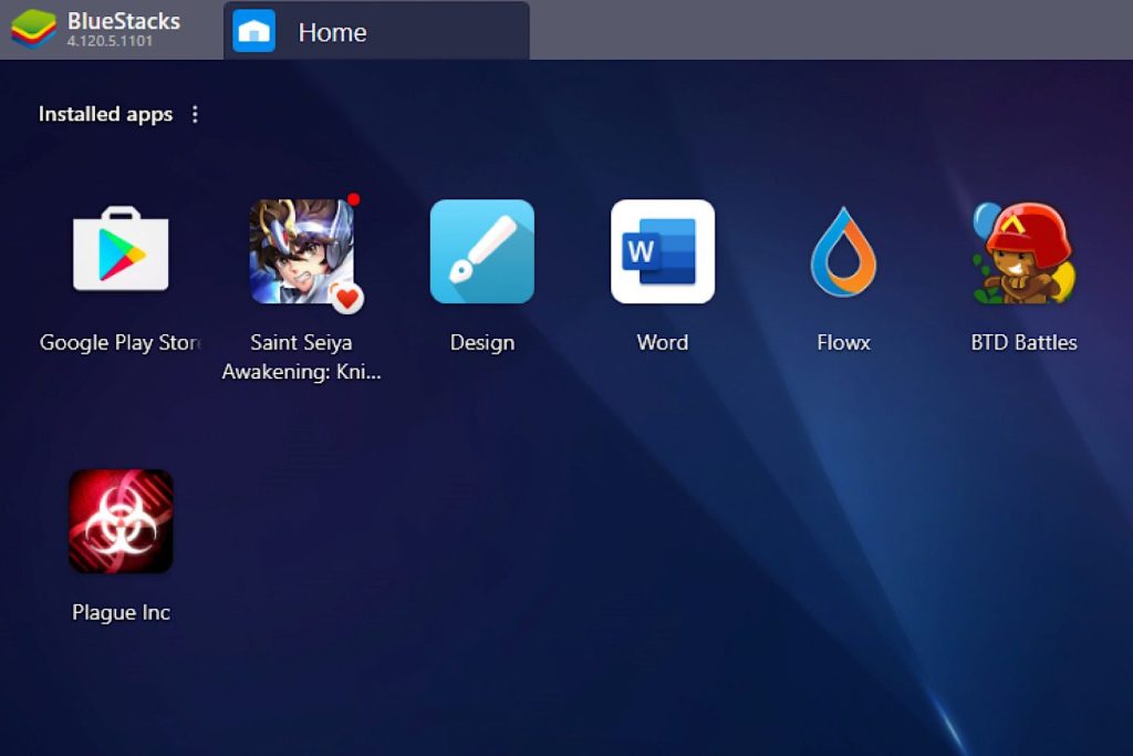 BlueStacks UI