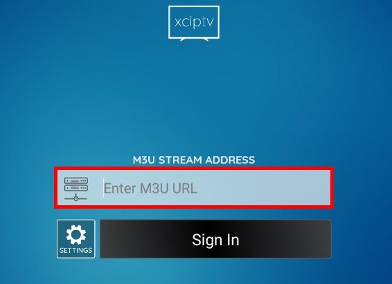 stream Next IPTV on Android with XCIPTV