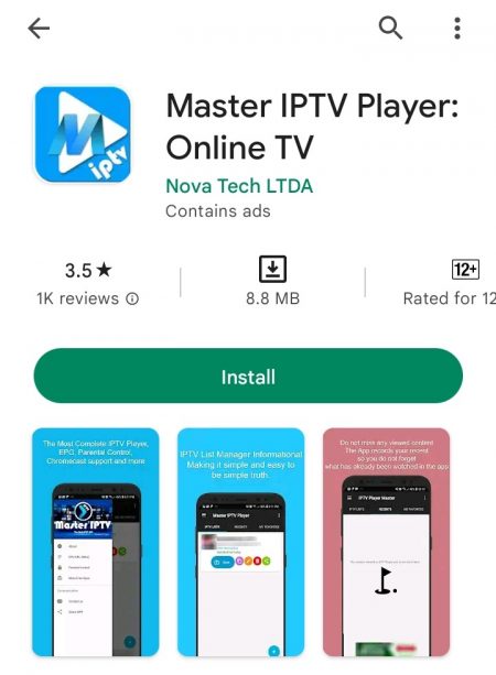 Install Master IPTV