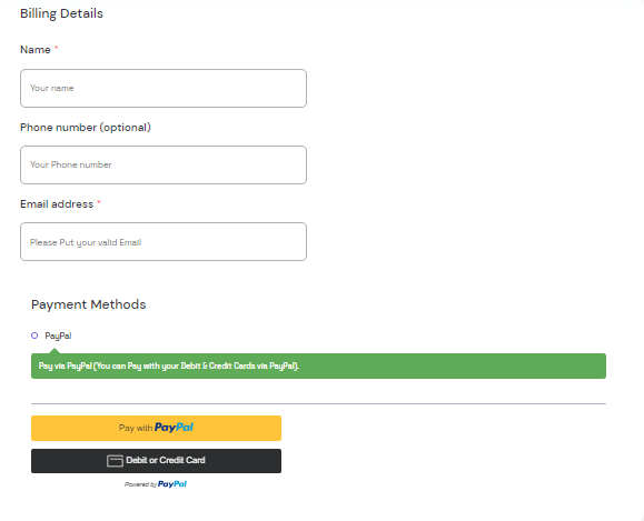 Level Up IPTV payment process