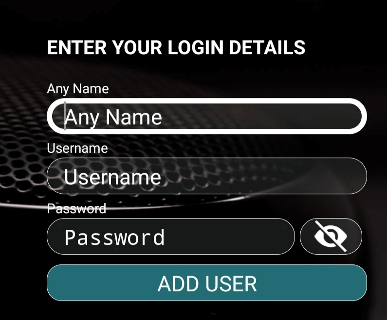 Login using Matrix IPTV credentials