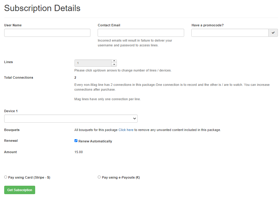 Rebel IPTV Sign Up