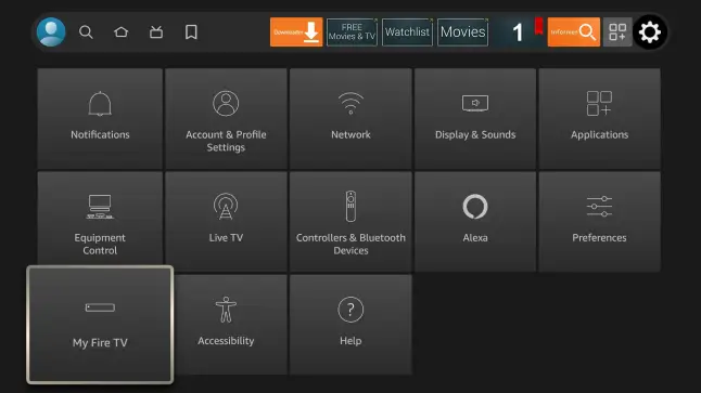 Select My FireTV