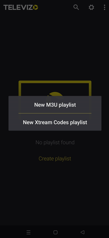 Select New M3U Playlist