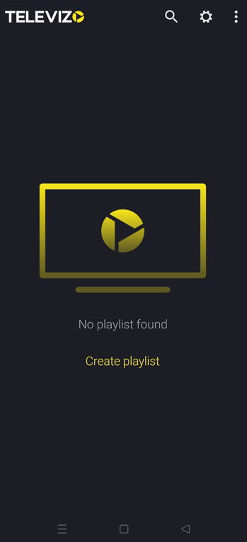 Tap on the Create Playlists option