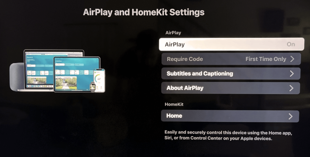 Enable AirPlay on Roku