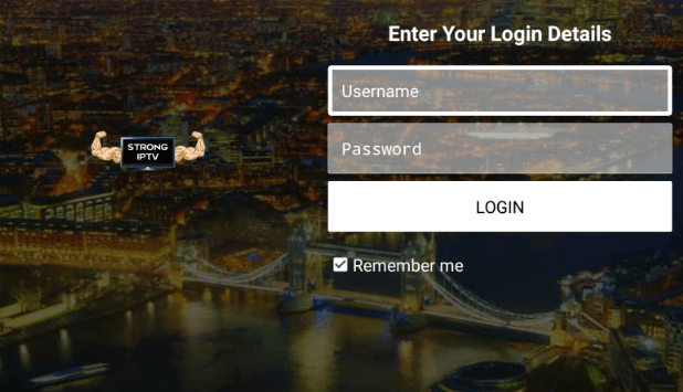 Enter the Username and Password