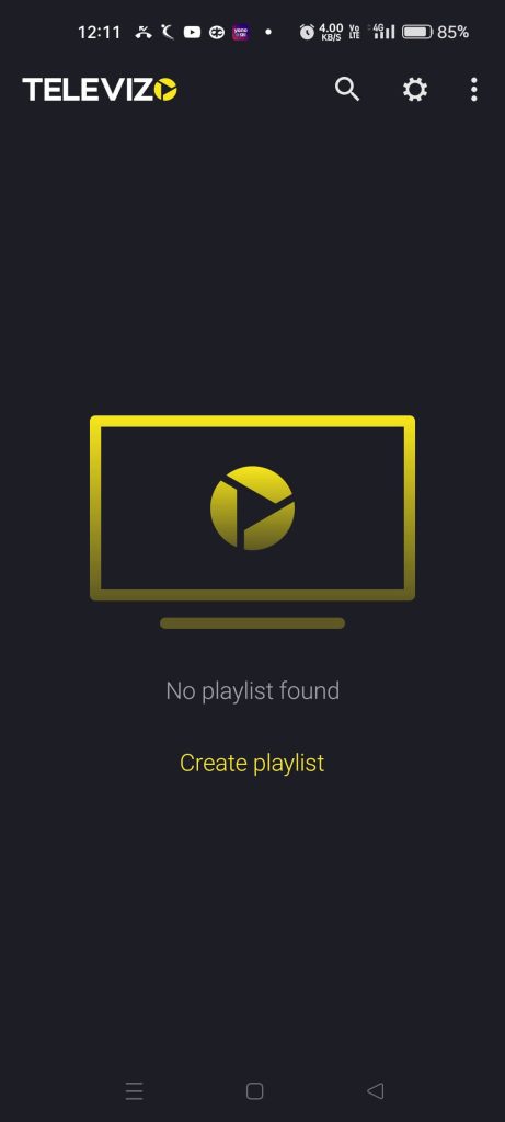 Click on the Create Playlist option