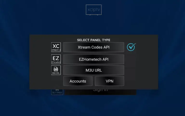 Select M3U URL and add the link of UNO IPTV