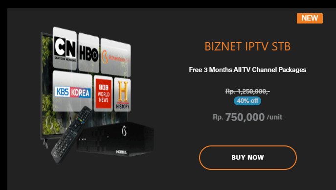 Biznet IPTV - STB