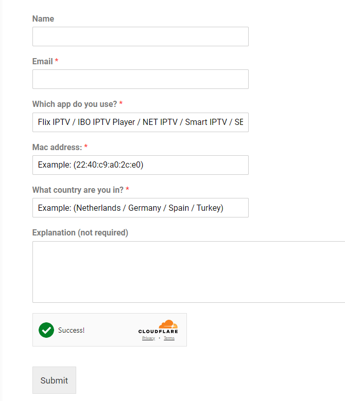 Pandora IPTV - activation process 