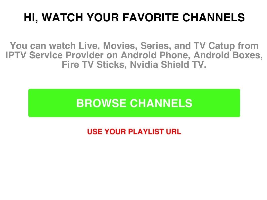 Select Use Your Playlist URL