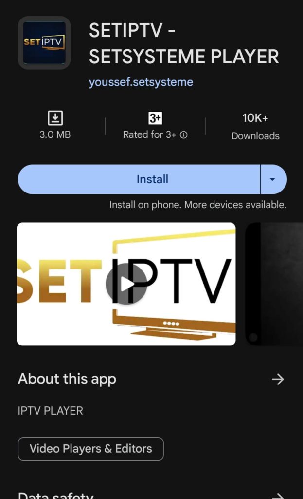 Set IPTV - Android