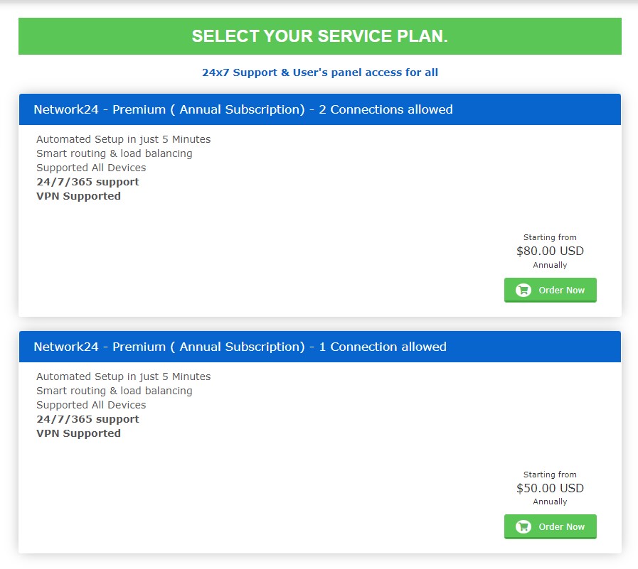 Network 24 plans