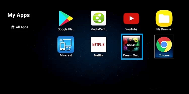 Select Dream Online app to watch Pandar IPTV