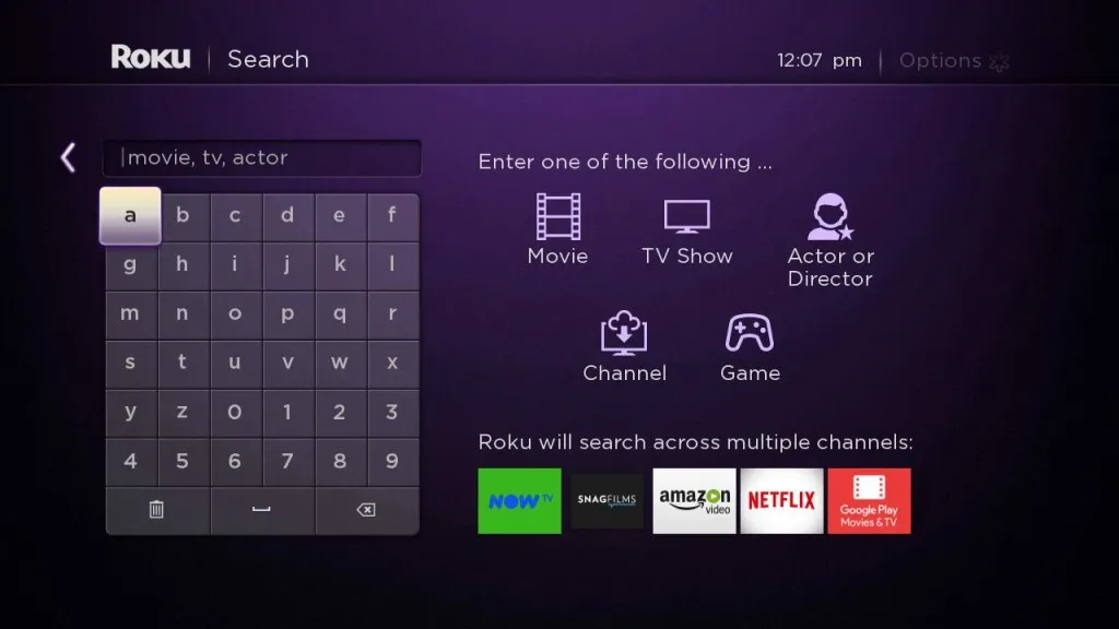 Search for any IPTV player on Roku Channel Store