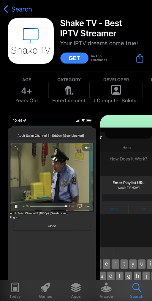 Install the Shake TV app to watch Trendyscreen IPTV