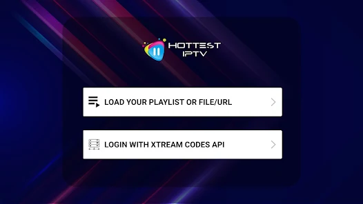 Click on Load your Playlist or File/URL